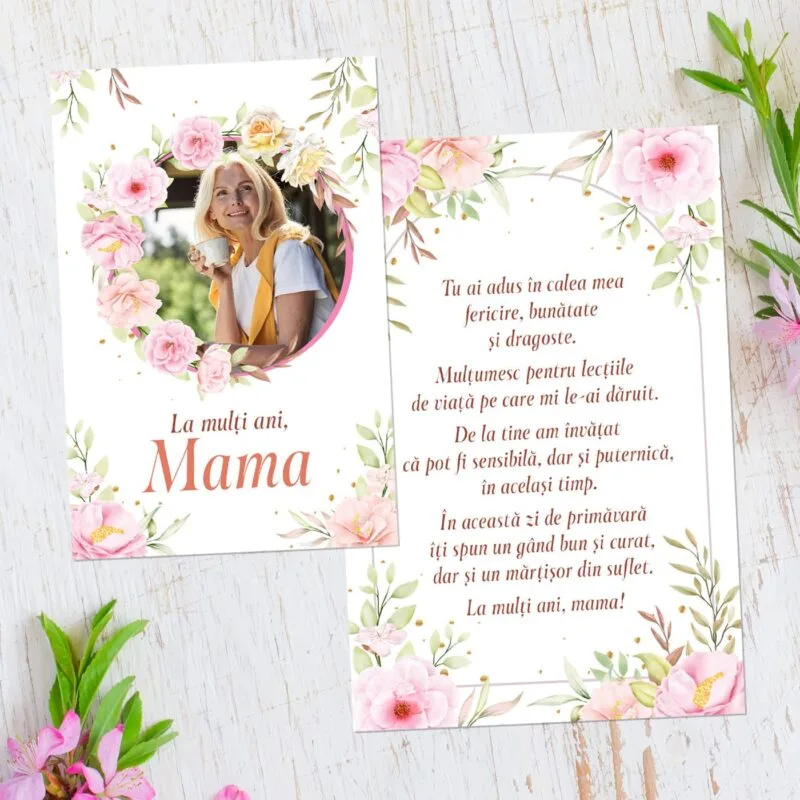 felicitare personalizată la mulți ani mama