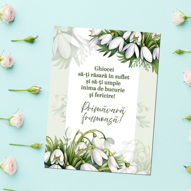 Magnet Cadou Personalizat Primăvară Frumoasă