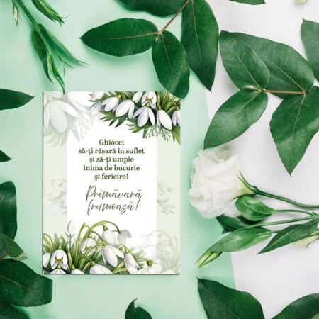 magnet cadou personalizat cu mesaj de primăvară (copiază)