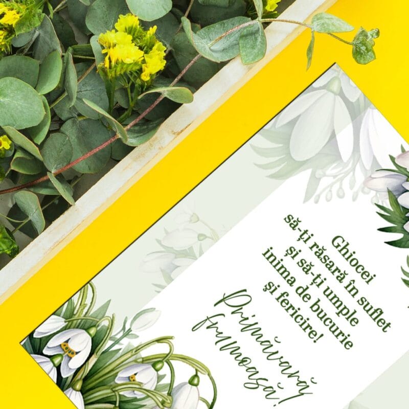 magnet cadou personalizat cu mesaj de primăvară (copiază)