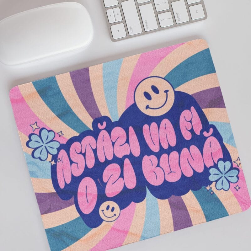mouse pad personalizat zâmbește cineva te iubește (copiază)