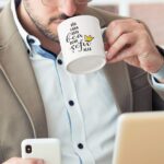 set personalizat cu cană, tricou și breloc pentru Șefu