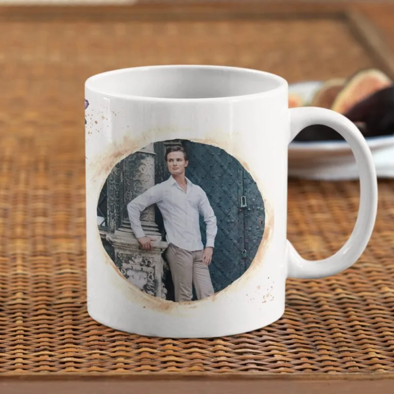 set personalizat pentru nași cu ardezie și căni