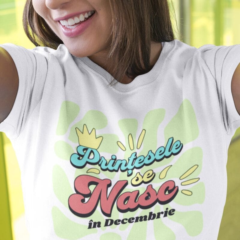tricou personalizat prințesele se nasc