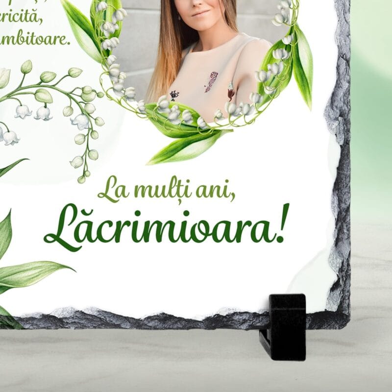 ardezie personalizată pentru lăcrimioara