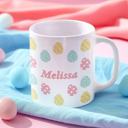 cană personalizată cu nume cu motiv pascal