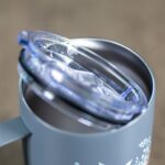 cană termos personalizată cu nume și decor floral