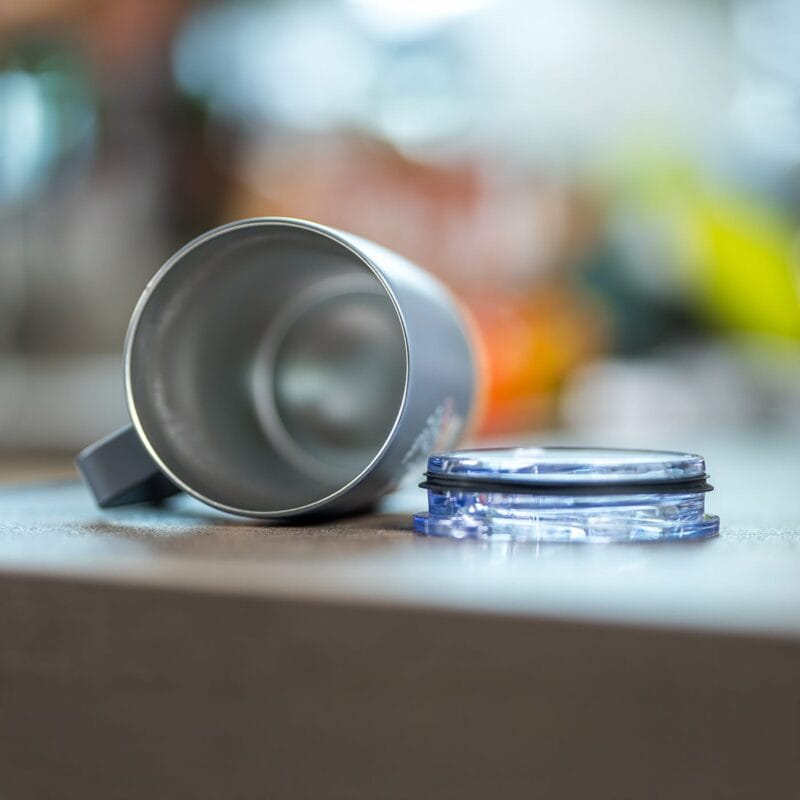 cană termos personalizată cu nume și decor floral