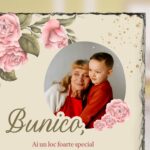 piatră personalizată cu mesaj pentru bunica
