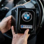 portofel acte mașină personalizat cu marcă și număr