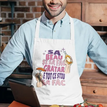 Șorț personalizat amuzant pentru bucătarul casei