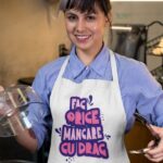 Șorț personalizat cu mesaj pentru gospodine