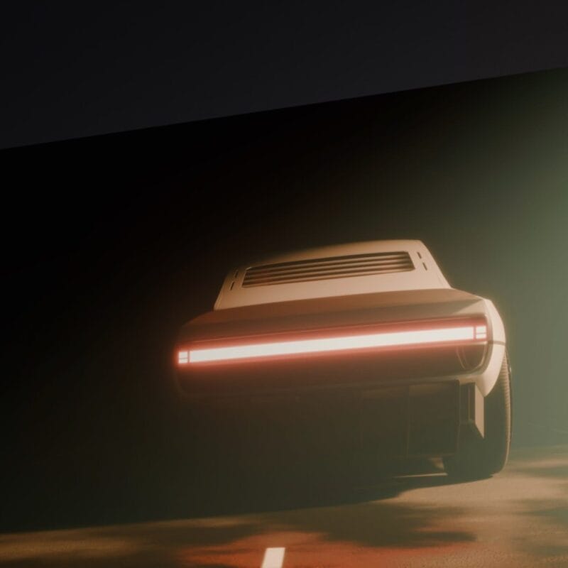 tablou canvas decorativ minimalist concept auto