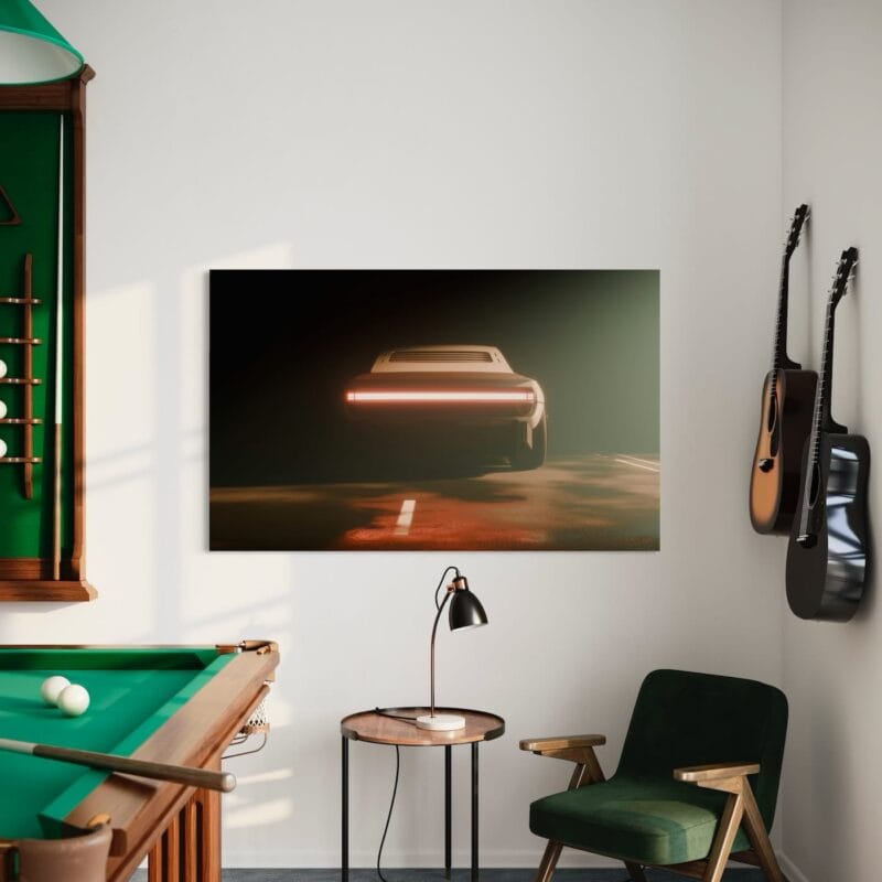 tablou canvas decorativ minimalist concept auto