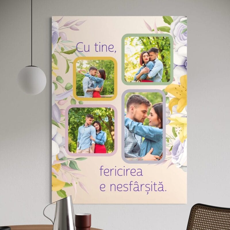 tablou canvas personalizat colaj cu tine