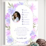 tablou canvas personalizat pentru violeta