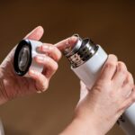 termos personalizat cu pisică și mesajbeau non-stop