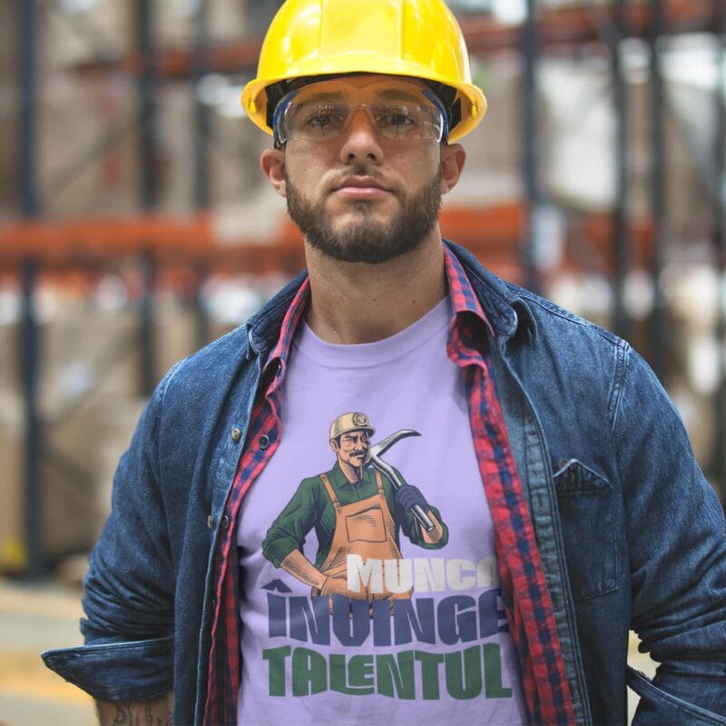tricou personalizat munca Învinge talentul