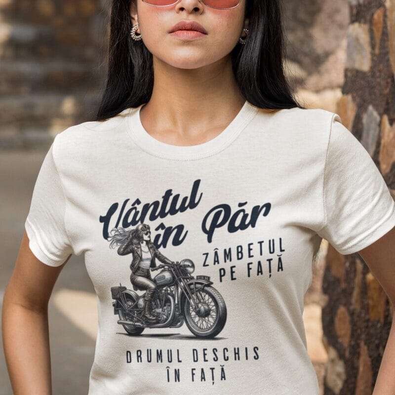 Tricou Personalizat cu Mesaj pentru Motocicliste