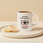 cană personalizată cu baterie descărcată