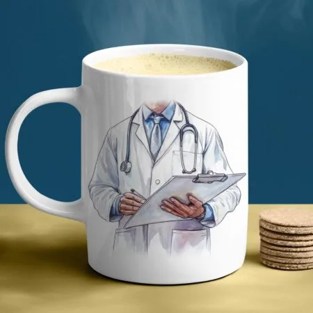 cană personalizată cu mesaj pentru doctor