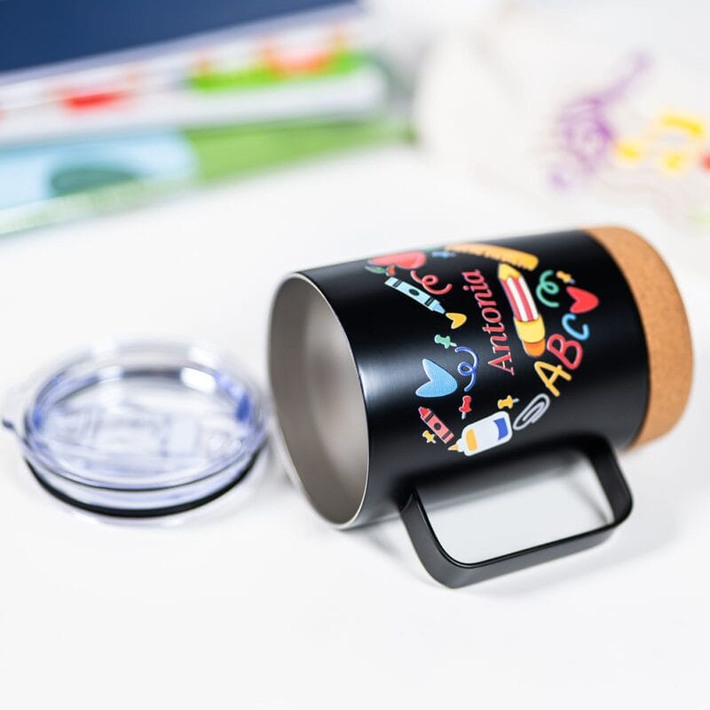 cană termos personalizată pentru educatoare sau Învățătoare