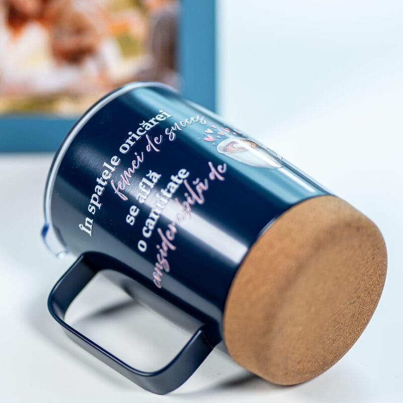 cană termos personalizată pentru femei cu mesaj motivațional