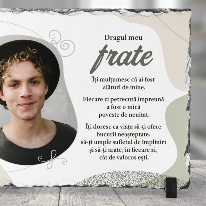 piatră personalizată dragul meu frate