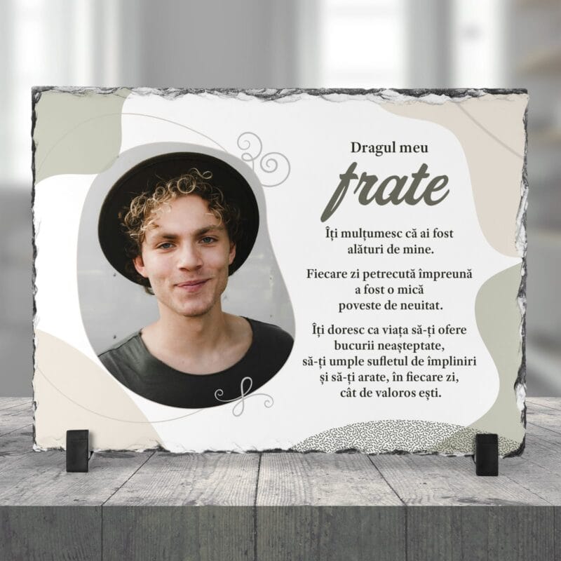 piatră personalizată dragul meu frate
