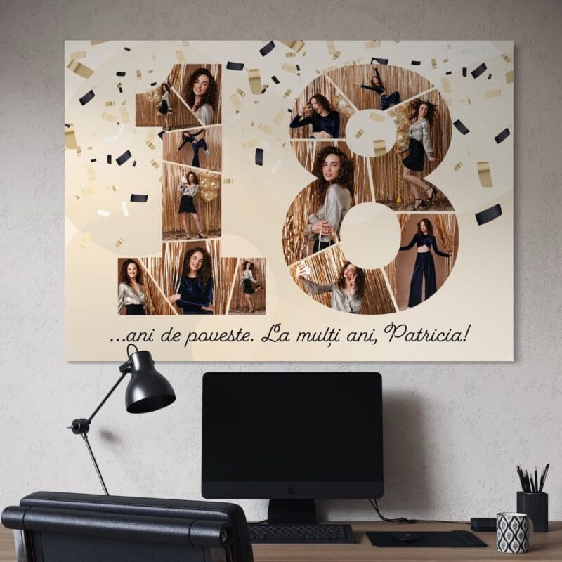 tablou canvas colaj pepentru majorat