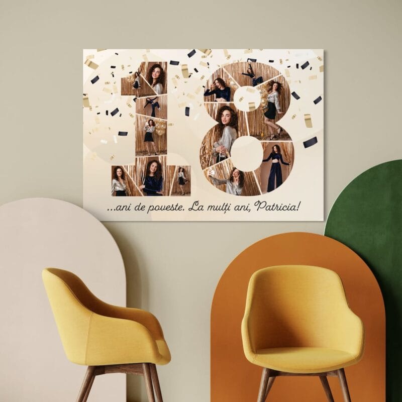 tablou canvas colaj pepentru majorat