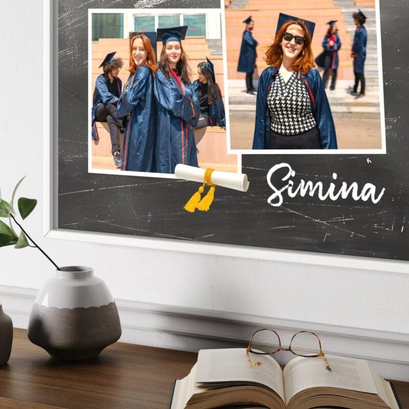 tablou personalizat colaj absolvire