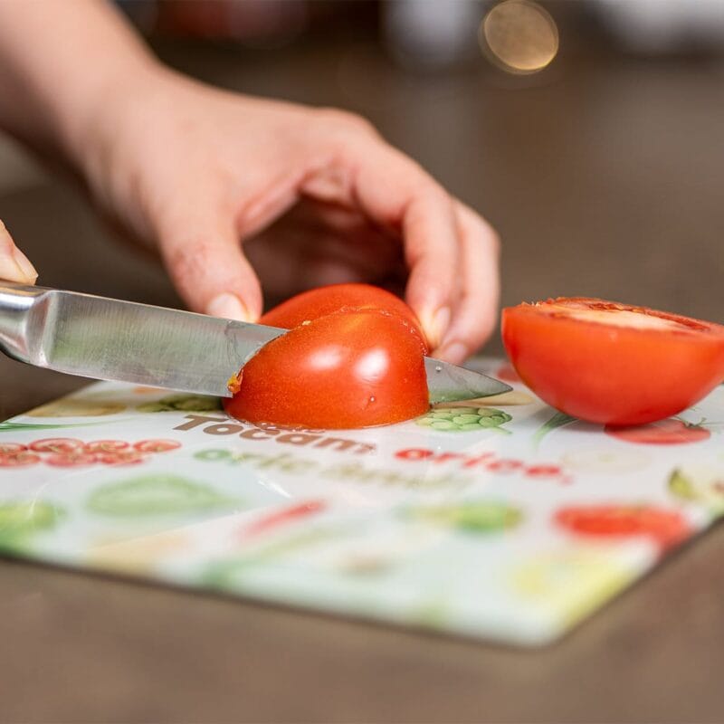 tocător din sticlă personalizat cu mesaj