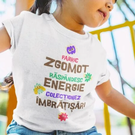 tricou personalizat pentru copii fabric zgomot
