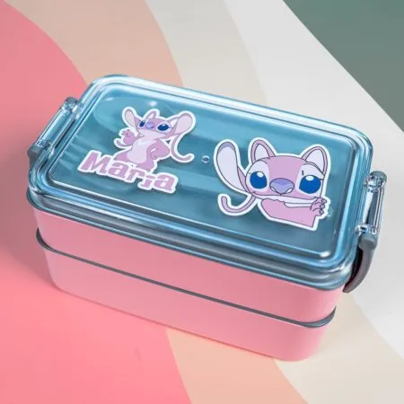 Caserolă Dublă Personalizată cu Nume — Angel