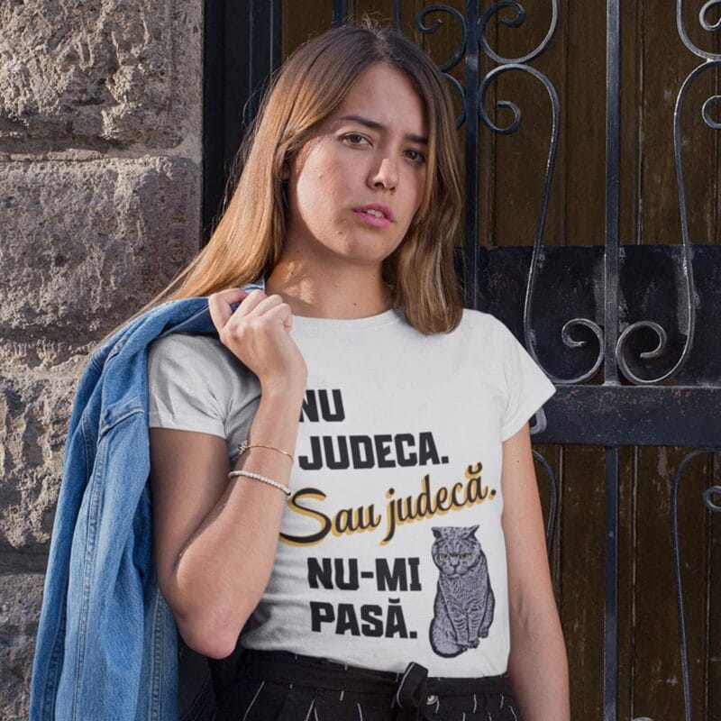 tricou personalizat nu judeca
