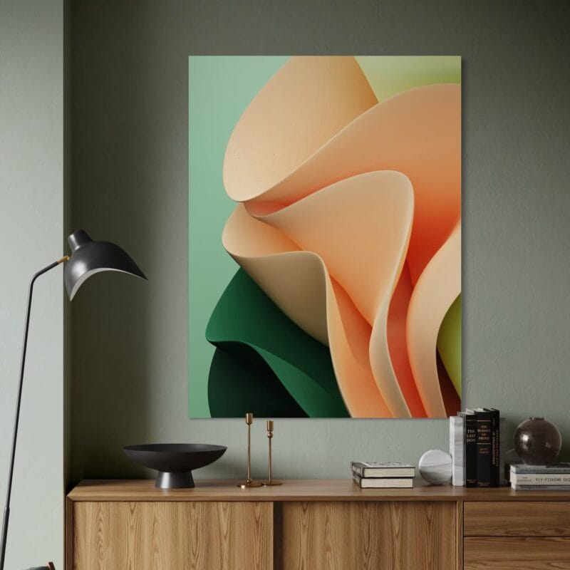 tablou canvas decorativ dune de mătase