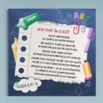 tablou canvas personalizat bun venit în clasă