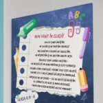 tablou canvas personalizat bun venit în clasă