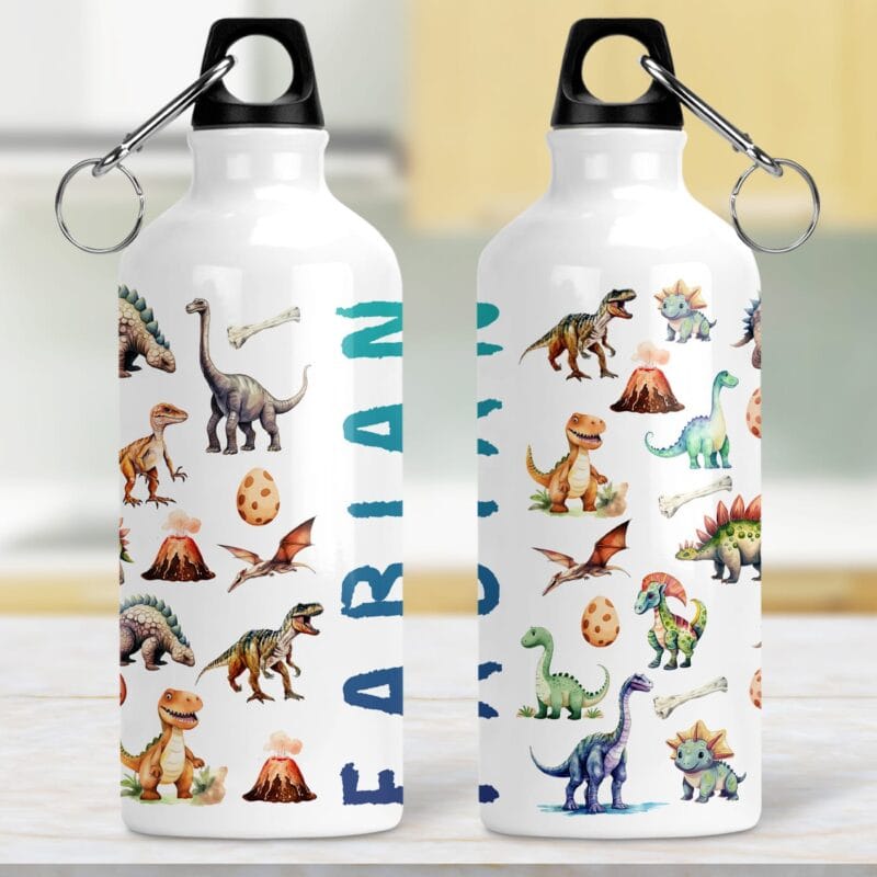 bidon de apă personalizat cu nume și unicorni (copiază)