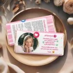 ciocolată personalizată cu poză pentru copii