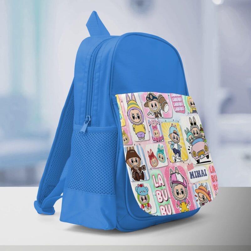 ghiozdan personalizat cu labubu și nume