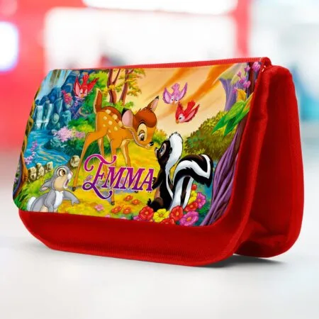 penar personalizat cu bambi și numele dorit