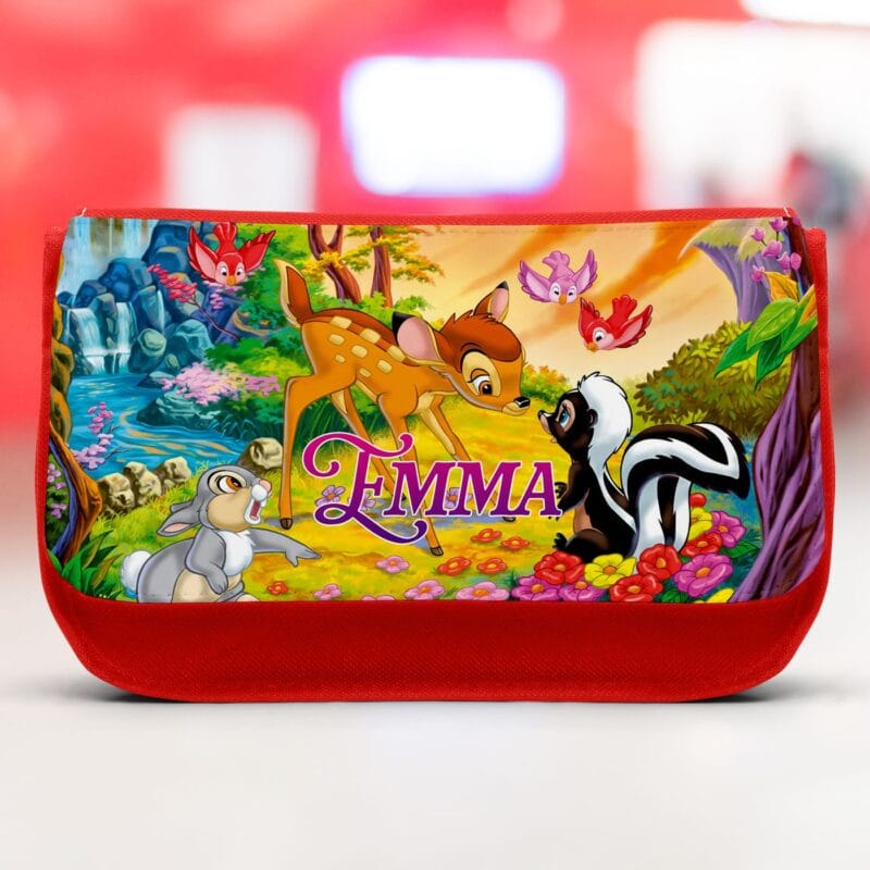 penar personalizat cu bambi și numele dorit