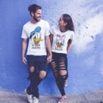 set tricouri amuzante pentru cuplu "problema și soluția"