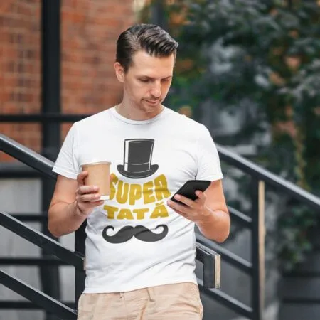 tricou "super tată" – cadou pentru cel mai iubit tătic
