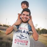 tricou personalizat "prieteni pe viață" pentru tată și fiu