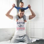 tricou personalizat "prieteni pe viață" pentru tată și fiu