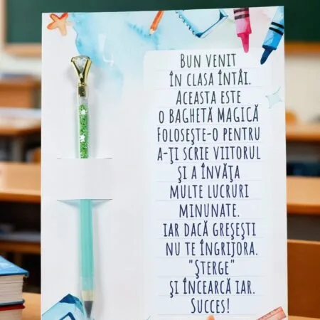 bagheta magică a Școlarului – cadou de bun venit în clasa Întâi