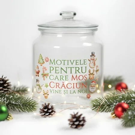 borcan magic de crăciun – personalizat cu mesajul tău de sărbători